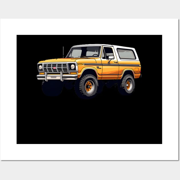 Ford Bronco Wall Art by ygxyz